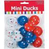 Patriotic Red, White and Blue Rubber Duckies for 4th of July – Bulk Set of 24 Ducks – Party Favors, Parades, Birthdays and Treasure Chest Supplies