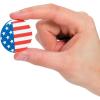 Round Assorted Designs Blue, Red & White Patriotic Metal Buttons – 1.5″ (Pack of 24) – Perfect for 4th of July, Memorial Day & Other Events