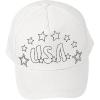 Color Your Own Patriotic Baseball Hats – Crafts for Kids and Fun Home Activities White
