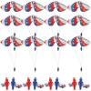Fun Express – Patriotic Paratroopers (4dz) for Fourth of July – Toys – Character Toys – Wind Ups & Paratroopers – Fourth of July – 48 Pieces