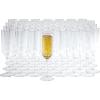 Fun Express Clear Plastic Champagne Flutes Bulk 50 Count – Premium Disposable Wine Glasses for Weddings, Parties & Mimosa Bar | Shatterproof 4oz Cocktail Cups for New Years Eve Celebrations