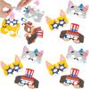 Fun Express Patriotic Pets Mask Craft Kit – Makes 12