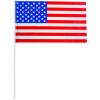 18″ x 11″ Large Plastic USA American Flags, 12 Pieces, Great for Memorial Day, 4th of July, Veterans Day and any Patriotic Event