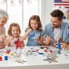 DIY Unfinished Wood 3D Patriotic Stars, 12 Pieces