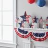 DIY Unfinished Wood 3D Patriotic Stars, 12 Pieces
