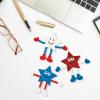Fun Express – Patriotic Bendable Characters for Fourth of July – Toys – Character Toys – Bendables – Fourth of July – 24 Pieces