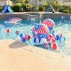 Fun Express – Patriotic Giant Beach Ball for Fourth of July – Toys – Inflates – Beach Balls – Fourth of July – 1 Piece