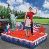 Fun Express – Patriotic Star Stand Ups S/3 for Fourth of July – Party Decor – Large Decor – Floor Stand Ups – Fourth of July – 3 Pieces