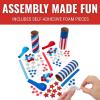 Fun Express 1 3/4″ x 6 1/4″ Patriotic Confetti Popper Craft Tube Craft Kit – Makes 12
