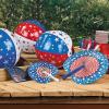 Fun Express 4th of July Decorations Paper Fans 12 Pack – Red White and Blue Patriotic Decor Hand Fans Foldable for Fourth of July Party Supplies | USA Americana Decor for Indoor Outdoor Celebrations