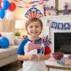 Fun Express 5 3/4″ x 4″ Kids Patriotic Lady Liberty Crown Cardstock Tiaras – 12 Pieces
