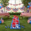 Fun Express 6 Ft. 9″ x 15 1/2″ Patriotic Bucket & Bean Bag Toss Game Set – 13 Pieces