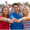 Fun Express Bulk 100 Piece Religious Patriotic Rubber Bracelets