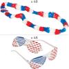 Fun Express Kids Patriotic Sunglasses & Leis Kit, 96 Pieces