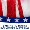 Fun Express PATRIOTIC CRAZY HAIR HEADBANDS – Apparel Accessories – 1 Piece