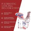 Fun Express Patriotic Ceiling Decoration – Party Decor – 1 Piece
