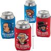Patriotic Faces Can Coolers – Party Supplies – 12 Pieces