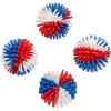 Fun Express 1 1/4″ Mini Patriotic Red, White & Blue Vinyl Porcupine Balls – 36 Pieces