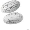 Fun Express Color Your Own Patriotic Footballs – Craft Kits – 12 Pieces