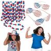 Fun Express Kids Patriotic Sunglasses & Leis Kit, 96 Pieces