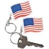 Fun Express U.S.A. Flag Keychains (144 Pieces) 4th of July Independence Day Patriotic Key Chain