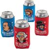 Patriotic Faces Can Coolers – Party Supplies – 12 Pieces