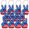 Patriotic Peace Hand Sign Craft Kit, Makes 12