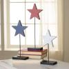 Patriotic Star Pedestal Tabletop Decorations, 3 Pieces