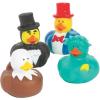 Patriotic USA Icon Rubber Ducks – Bulk Set of 48 – Fourth of July Toys and Party Favors, Giveaways