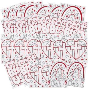 Color Your Own Faith Patriotic Posters – 24 Pieces