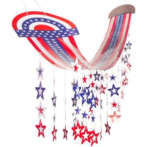 Fun Express Patriotic Ceiling Decoration – Party Decor – 1 Piece