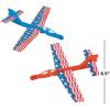 Fun Express – Cardboard Patriotic Flying Jets for Fourth of July – Toys – Vehicles – Gliders – Fourth of July – 144 Pieces