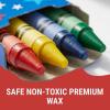 Fun Express 4-Color Patriotic Crayons – 24 Boxes