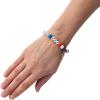 Fun Express REL Patriotic Pony Bead Bracelet CK – Craft Kits – 12 Pieces