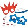 Patriotic Foam Glasses Craft Kit – 12 – Crafts for Kids and Fun Home Activities