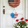 Patriotic God Bless America Heart-Shaped Handprint Sign Craft Kit, Makes 12