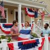 Red, White and Blue USA Patriotic Bunting – 20 feet long – Fourth of July Outdoor Home Decor