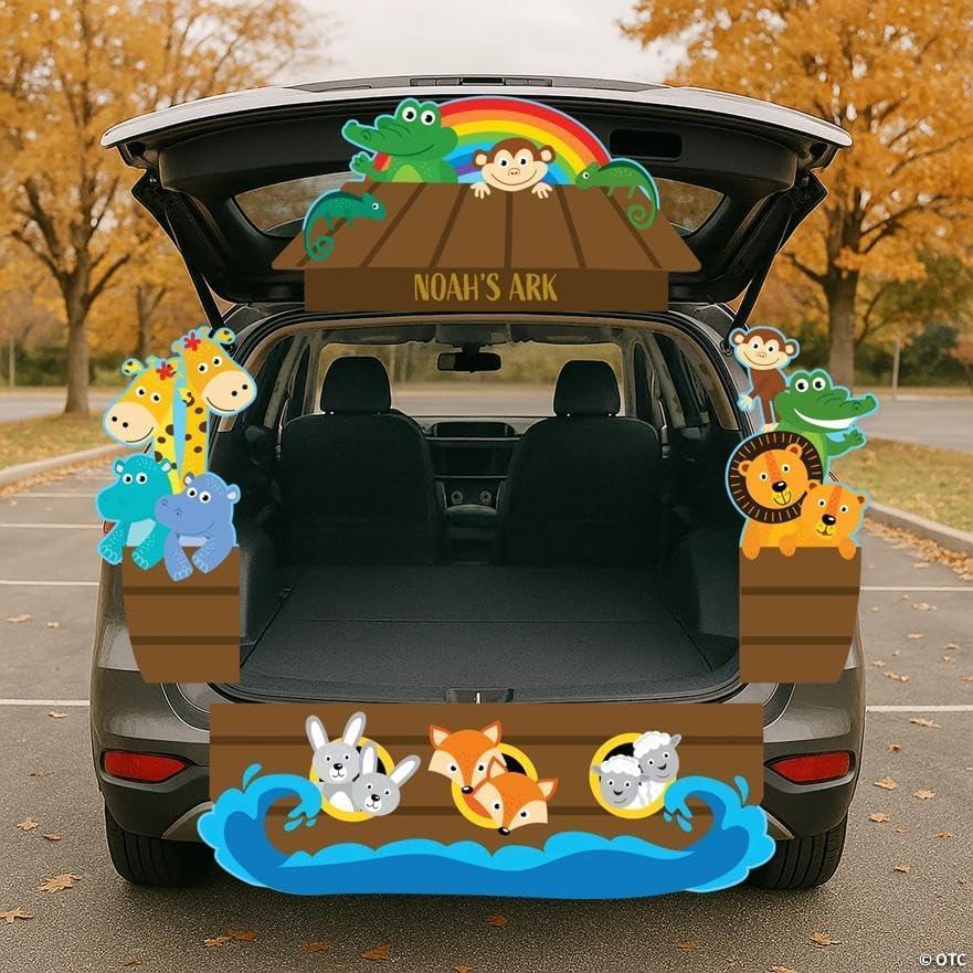 image:imageFun Express Value Religious Noahs Ark TrunkorTreat Cardstock Decorating Kit 4 Pieces