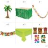 Fun Express Tropical Luau Trunk-or-Treat Decorating Kit – 24 Pieces
