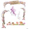 Fun Express Value Fairy Garden Trunk-or-Treat Cardstock Decorating Kit – 6 Pieces