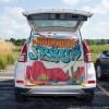 Fun Express 4 ft. x 4 ft. Religious Western Roundup for Jesus Trunk-or-Treat Polyester Backdrop
