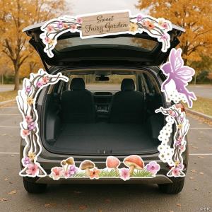 Fun Express Value Fairy Garden Trunk-or-Treat Cardstock Decorating Kit – 6 Pieces