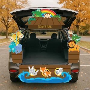 Fun Express Value Religious Noah’s Ark Trunk-or-Treat Cardstock Decorating Kit – 4 Pieces