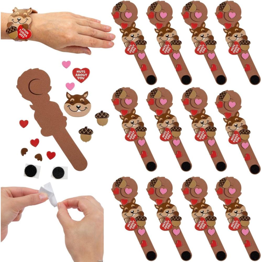 image:imageFun Express Valentines Day Nuts About You Bracelet Craft Kit Makes 12
