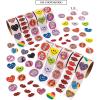 Fun Express – Valentine Sticker Assortment (10 Rolls) for Valentine’s Day – Stationery – Stickers – Stickers – Roll – Valentine’s Day – 10 Pieces