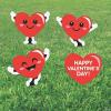 VALENTINES DAY YARD SIGNS – Party Decor – 4 Pieces