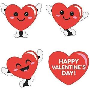 VALENTINES DAY YARD SIGNS – Party Decor – 4 Pieces