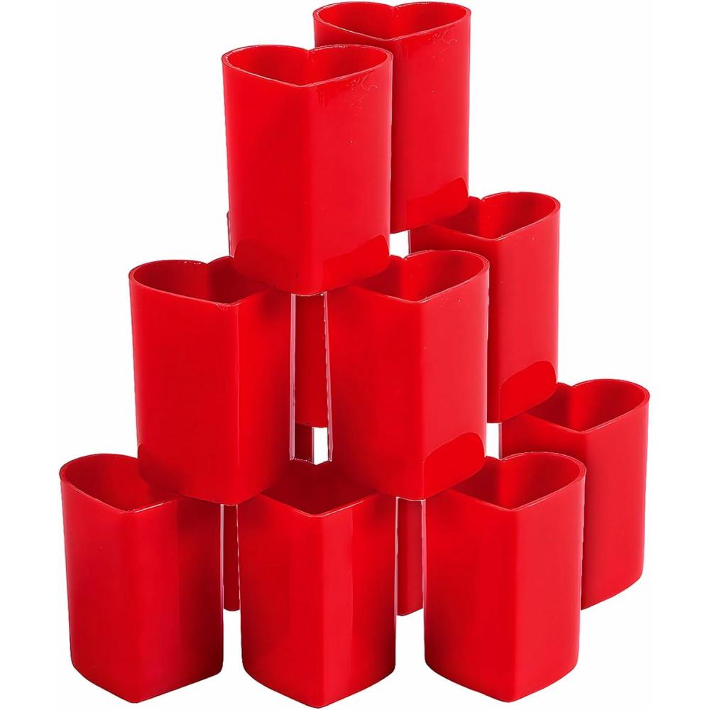 image:imageFun Express HeartShaped Plastic Shot Glasses 2 oz 12 Ct