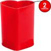 Fun Express Heart-Shaped Plastic Shot Glasses 2 oz – 12 Ct