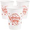 Fun Express Valentine Plastic Cups – Party Supplies – 50 Pieces